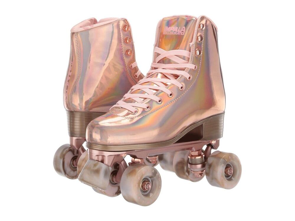 Impala MARAWA Rose Gold Quad Roller Skates Size 8 NEW!!!